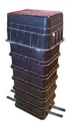 Vodomerná šachta MODULO 2G 145–160 cm, poklop 0,5 t